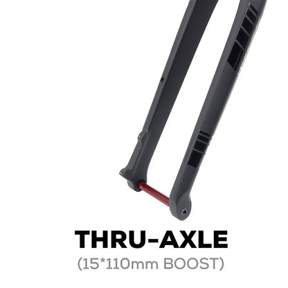 Full Carbon MTB Fork for XC & Gravel | 15*110mm Boost Thru-Axle | Fits 26/27.5/29" | Disc Brake |  Straight/ Tapered Steere