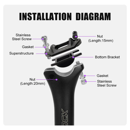 TOSEEK Carbon Seatpost 27.2 31.6mm Length 400mm Matte Black MTB Road Bike Seat Post Seat Tube Bicycle Parts MTB Carbon Canoe