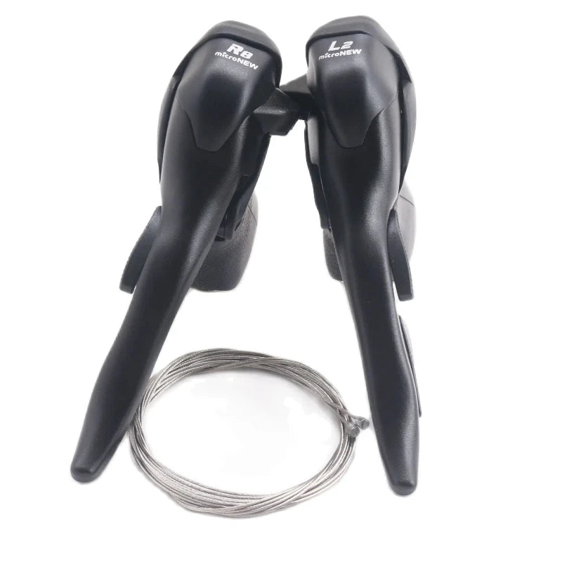 Micronew Road Bike Shifters 2x7 2x8 2x9 2x10 2x11 Speed Brake Shifter Bicycle Derailleurs For Shimano Road Dual Control Levers