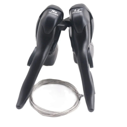 Micronew Road Bike Shifters 2x7 2x8 2x9 2x10 2x11 Speed Brake Shifter Bicycle Derailleurs For Shimano Road Dual Control Levers
