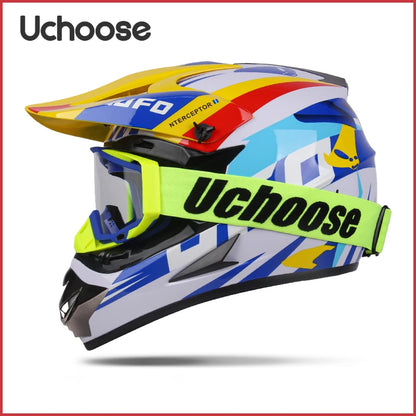 2023 New Motorbike Helmet Windproof Sturdy Classic Riding Helmet Off-road Bickcles Bike Men's Women's Multi Colour Motocross