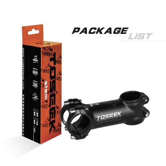 TOSEEK Bicycle Handlebar Stem 60/70/80/90/100mm MTB Stem 28.6mm 31.8mm Negative Power Mtb Lightweight Road Bike Table