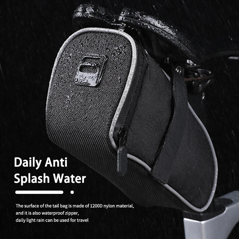 Bicycle Saddle Bag Portable Mini Bike Saddle Bags Reflective Scratch Resistant Cycling Bag Accessories