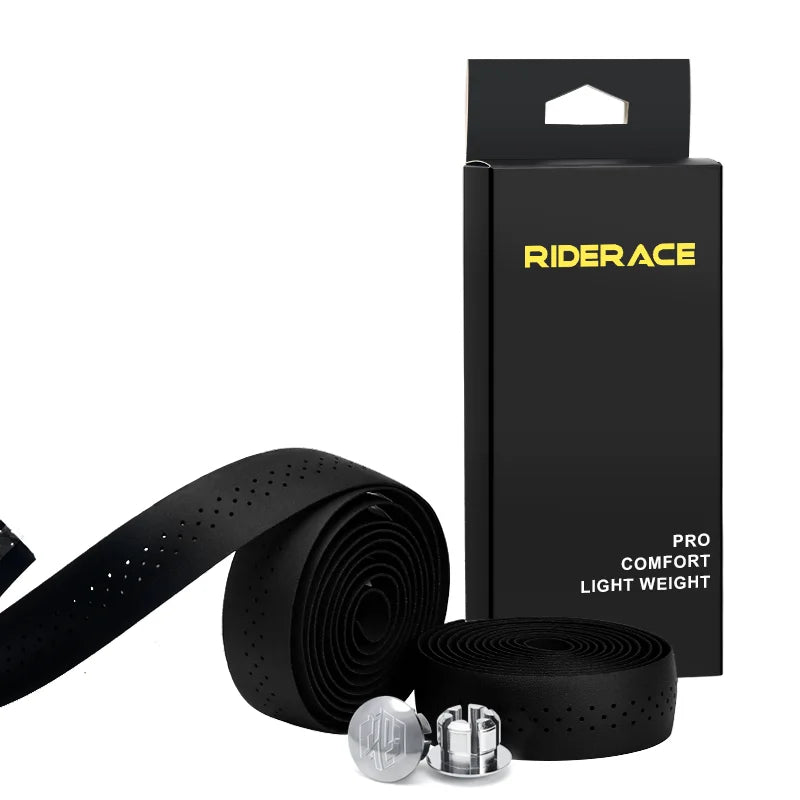RIDERACE Bicycle Handlebar Tape Road Bike Handle Bar Tapes Anti-slip PU EVA Breathable Cycling Damping Anti-Vibration Straps
