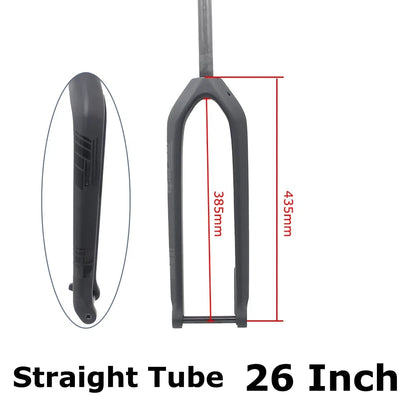 Full Carbon MTB Fork for XC & Gravel | 15*110mm Boost Thru-Axle | Fits 26/27.5/29" | Disc Brake |  Straight/ Tapered Steere