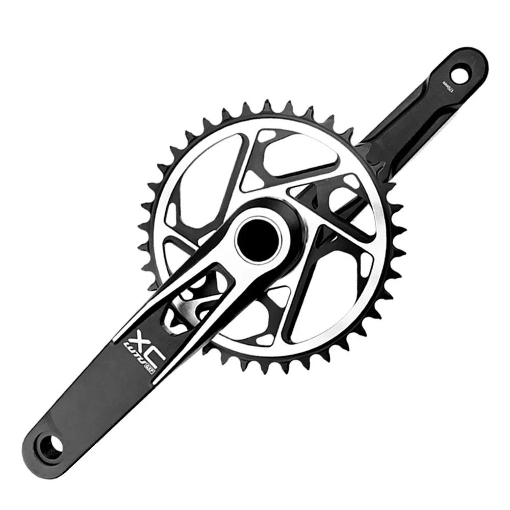 GOLDIX MTB Crankset 170/175mm SL 3 Bolt Direct Mount Crank 0mm Offset 34T 36T 38T 40T Chainring for XC AM