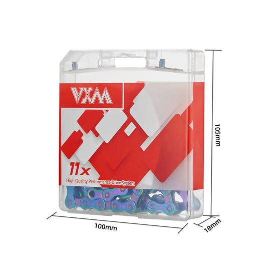 VXM Bicycle Chain Multi-Colored Rainbow 6/7/8/9/10/11 Speed