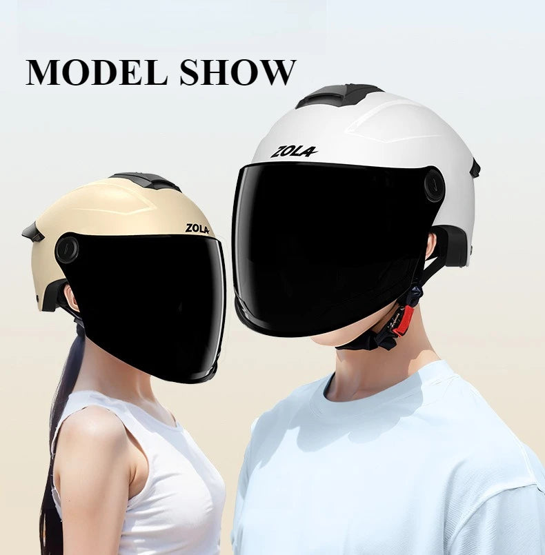 Citylight Sun Visor Half Helmet