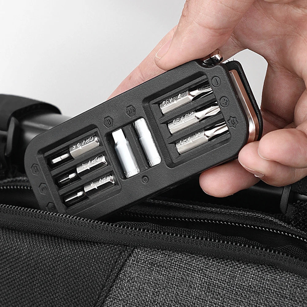 10-in-1 Bicycle Multi-Tool Steel Cycling Combination Maintenance Tools Multifunctional Portable Bike Maintenance Tools