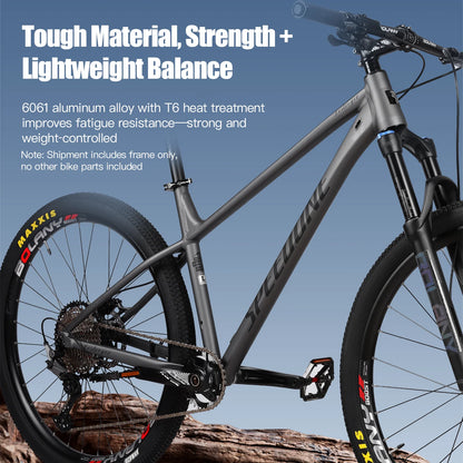 SPEEDONE Mtb 29 Aluminum Alloy Frame Hidden Internal Wiring 12x148mm Boost Endurance Race Bicycle Frame 27.5/29er Bicycle Parts