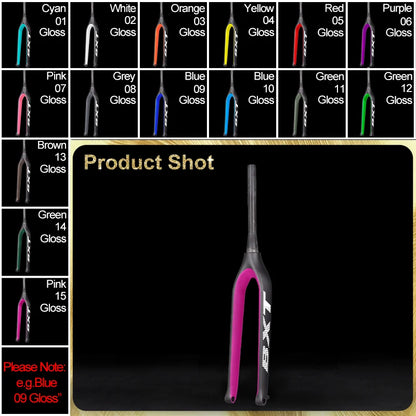 BXT Carbon Fork 29er Carbon MTB Fork Tapered Thru Axle 15mm Bicycle Mountain Fork Racing Use Bike Fork Disc 160mm