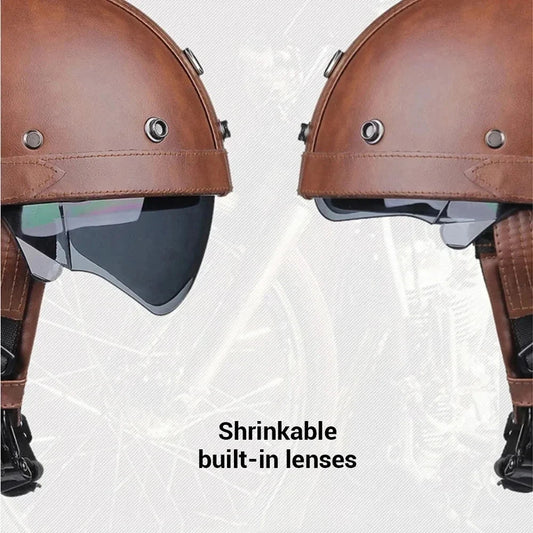 Heritage PU Scooter Helmet