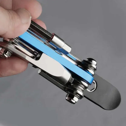 Bicycle Repair Tool Kit Multifunctional 14 in 1 Alloy Steel