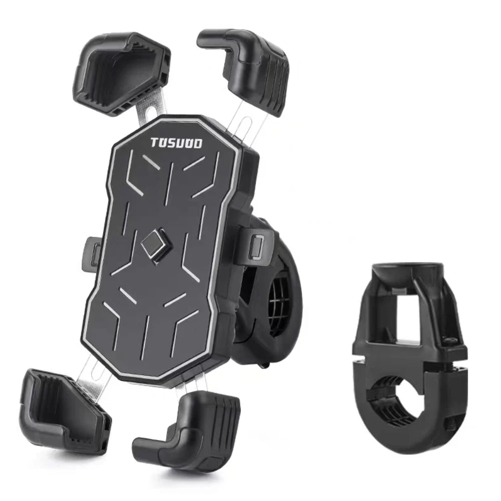 TOSUOD Bike Phone Mount 360° Rotatable Phone Holder For Mountain Bike Moto Motorcycle Stand Bracket Non-slip Cycling