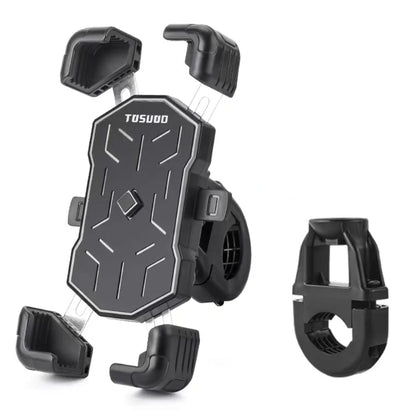 TOSUOD Bike Phone Mount 360° Rotatable Phone Holder For Mountain Bike Moto Motorcycle Stand Bracket Non-slip Cycling