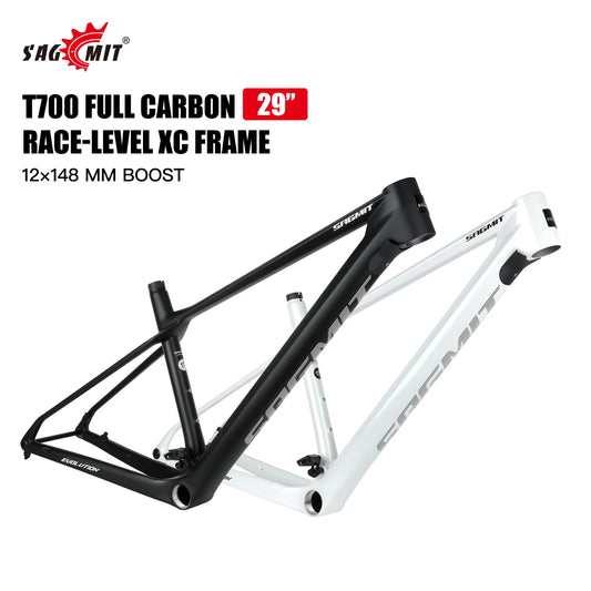 SAGMIT T700 Carbon Mountain Bike Frame 29er Full Internal Routing Boost 12x148mm Hardtail UDH MTB Carbon Frame Disc Brake