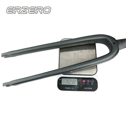 ERZERO Full Carbon Gravel Fork 700C/27.5" Tapered 12x100mm Thru-Axle 55mm Tire Clearance Disc/Rim Brake