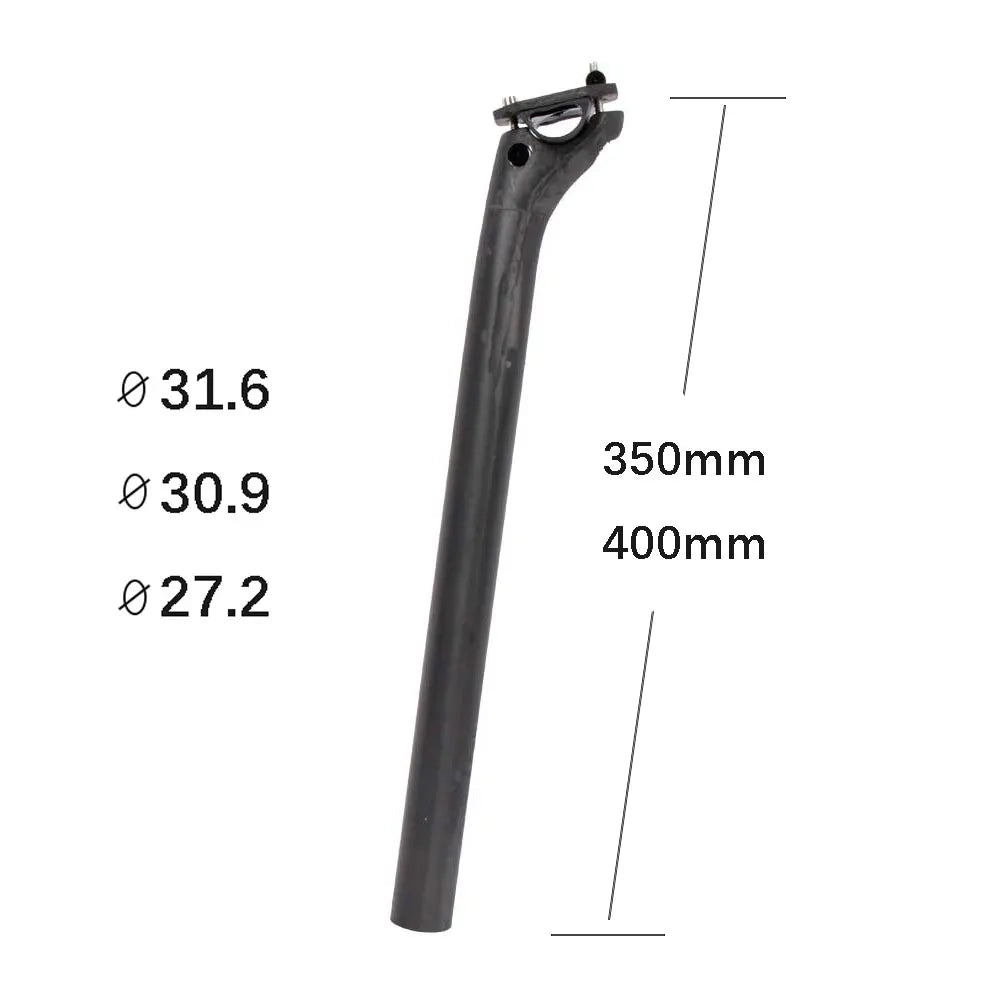 ELITA ONE Carbon seatpost Offset 20mm MTB/Road Bike Seatpost 27.2/30.9/31.6mm Carbon Bicycle Seat Tube  UD Bare Carbon