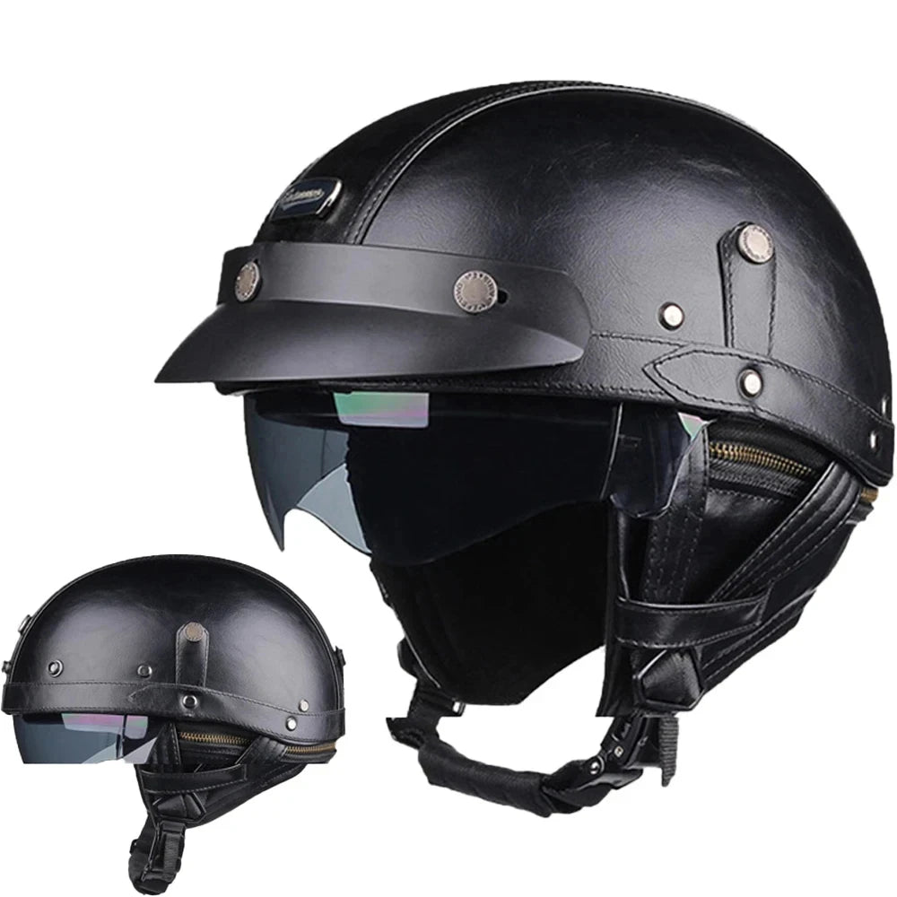 Heritage PU Scooter Helmet