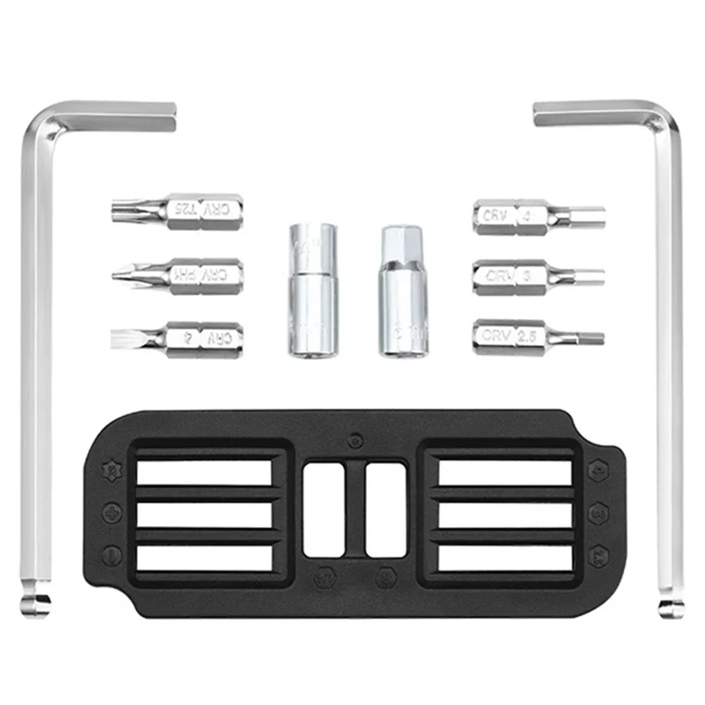10 IN 1 Bicycle Repair Tools Multifunctional MTB Road Bike Tool