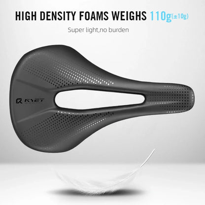RYET Bike Carbon Saddle 3D Printed Saddle 140mm 7x9mm Round Rail Superlight Road MTB Racing Bicycle Seat Saddles Cushion Parts