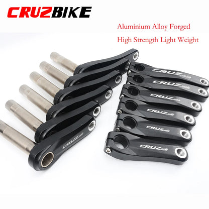 CRUZbike 89/98/110/127/140/150mm Alloy Aluminum MTB Child Bike Crank Kids Folding Bicycle Cranksets