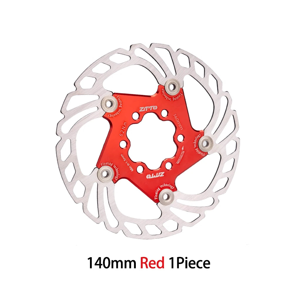 ZTTO Bicycle Disc Brake Floating Rotor 6-bolt 203mm180mm 160mm High Strength Steel Fit Any Pads For MTB Road Bike