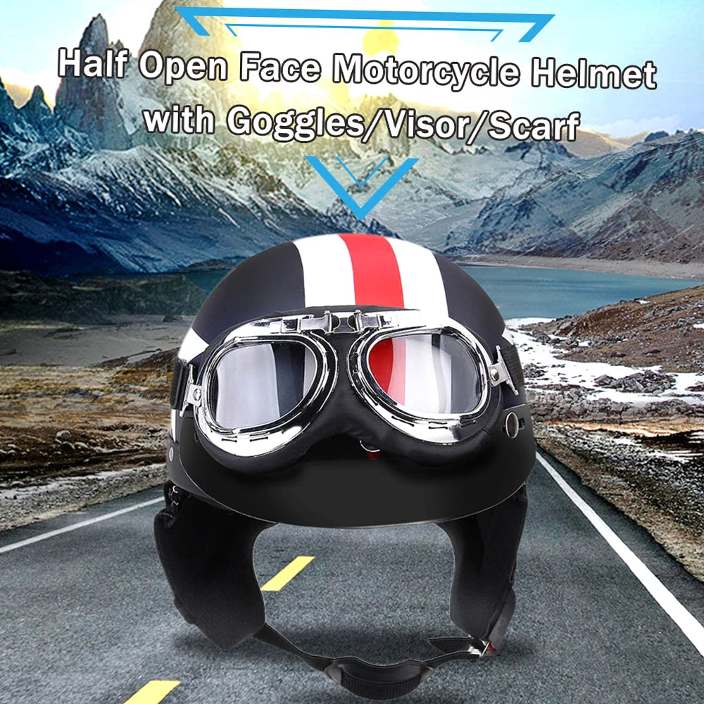 Heritage Visor Open Face Helmet