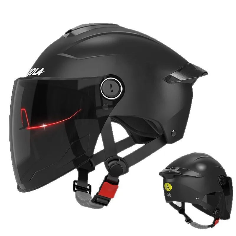 Citylight Sun Visor Half Helmet
