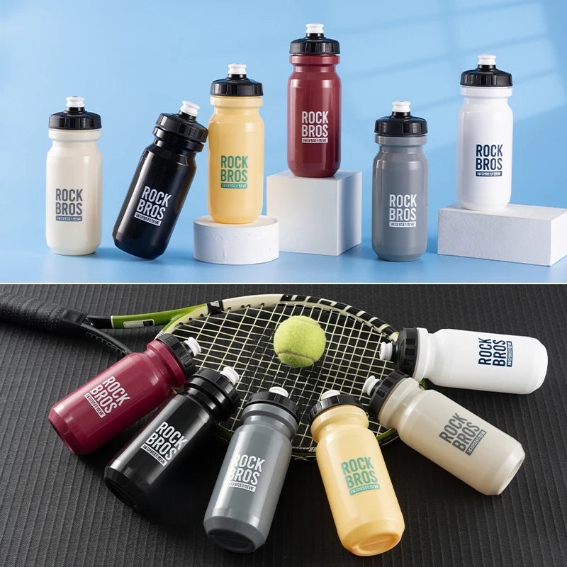 ROCKBROS Bicycle Water Bottle 600ML PP Sports Cup Cycling Kettle Outdoor Camping Hiking Squeeze Bike Cup