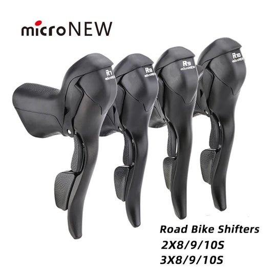 MicroNEW Road Bike Shifter 3x7 3x8 3x9 3x10 Speed Brake Levers