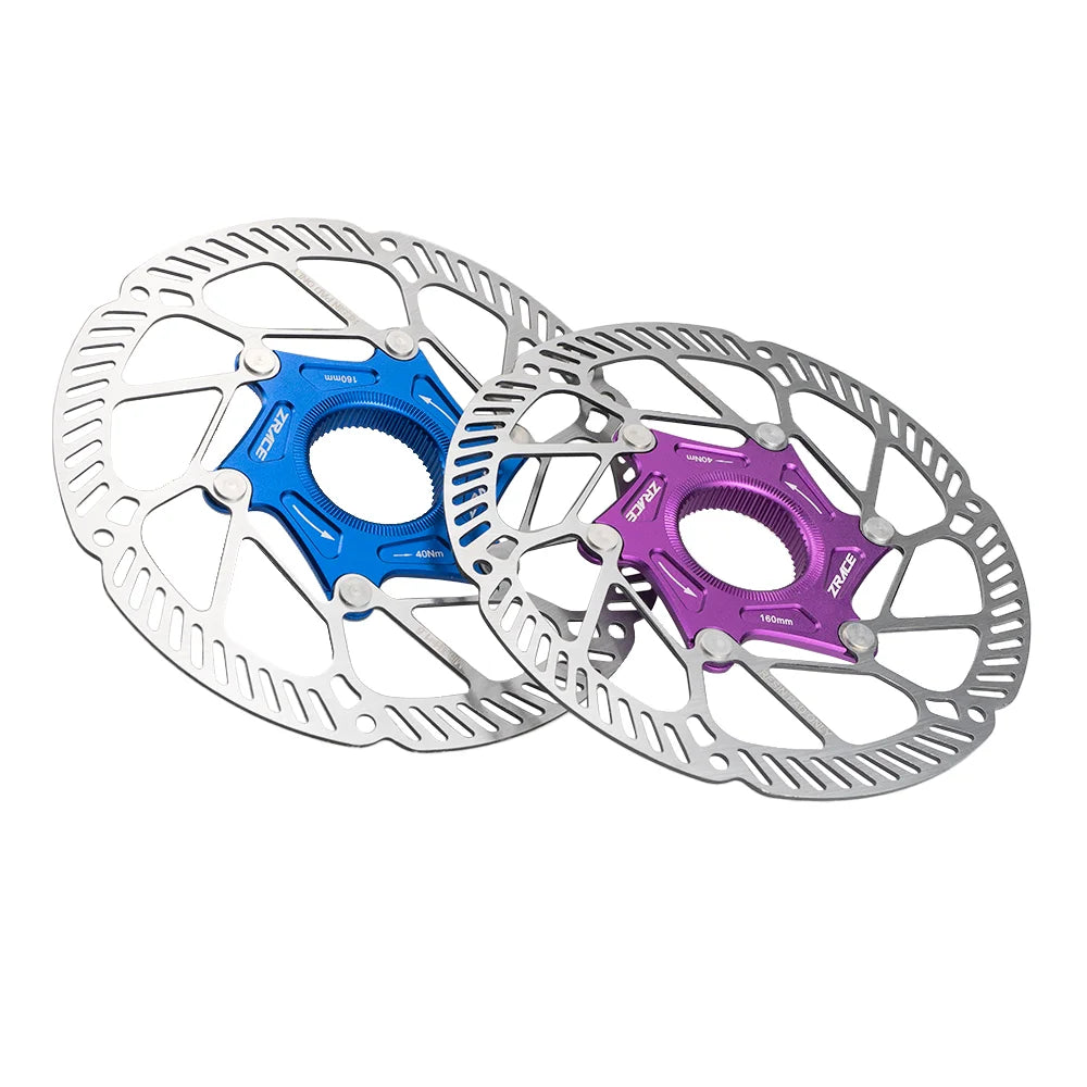 ZRACE Z2 Center Lock Disc Rotor Bike Brake Rotor Strong Heat Dissipation Floating Rotor MTB / Road Disc Brake