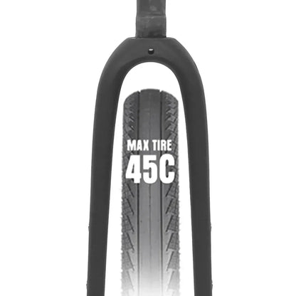 ERZERO Full Carbon Gravel Fork 700C/27.5" Tapered 12x100mm Thru-Axle 55mm Tire Clearance Disc/Rim Brake
