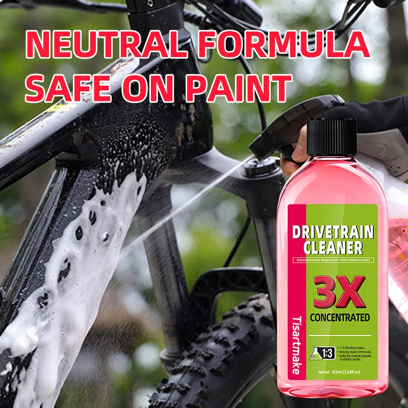 100ml Bike Drivetrain Cleaner Bicycle Chain Cleaning Maintenance