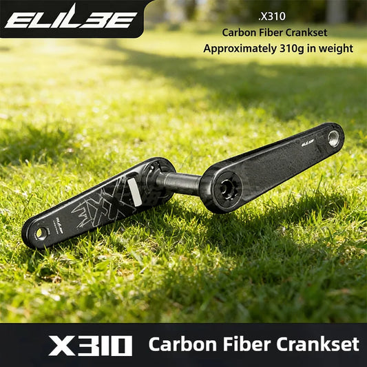 ELILEE XXE X310 Carbon Fiber Road Bike Crankset Titanium