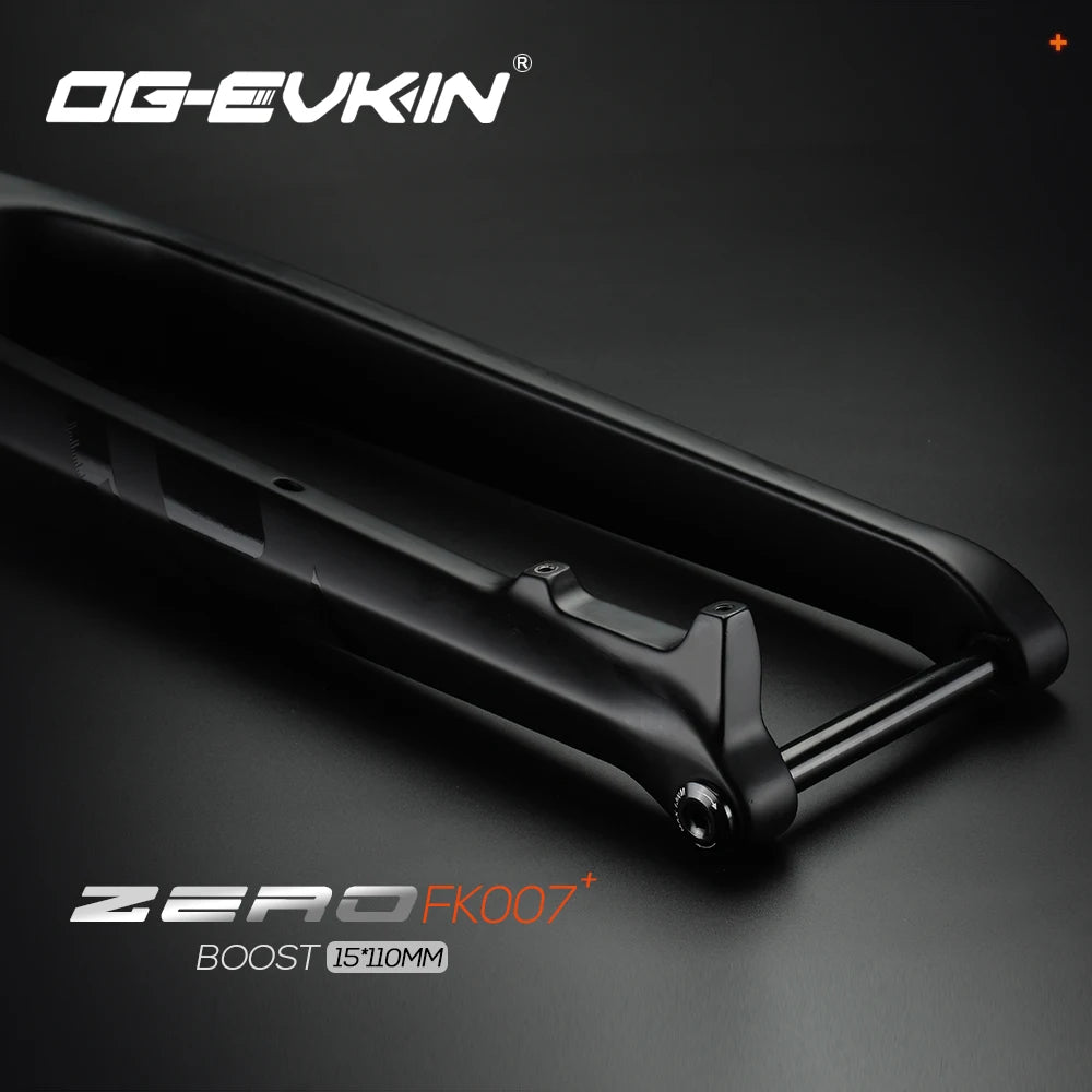 OG-EVKIN FK-007 29er 15x110mm Thru Axle Black Carbon Mountain Bicycle Fork 1-1/8-1-1/2" MTB Forks Bike Parts Bicycle accessories