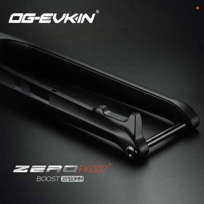 OG-EVKIN FK-007 29er 15x110mm Thru Axle Black Carbon Mountain Bicycle Fork 1-1/8-1-1/2" MTB Forks Bike Parts Bicycle accessories
