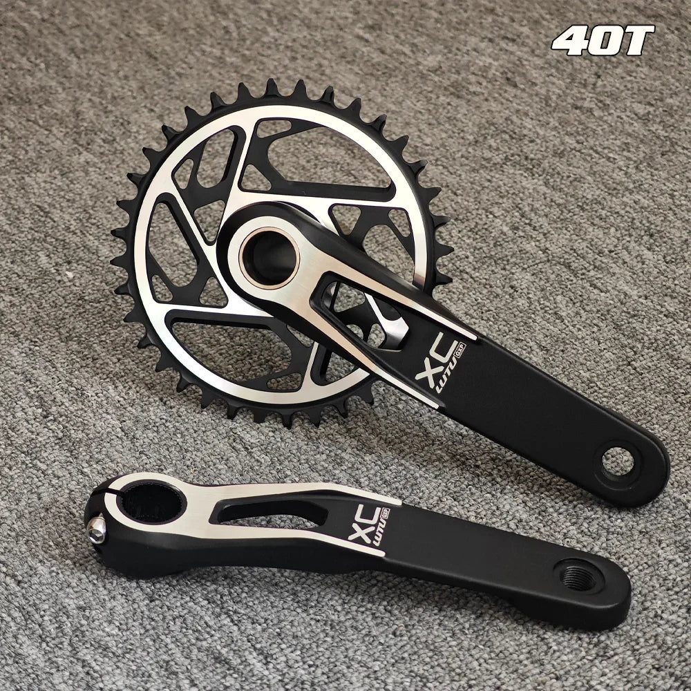 GOLDIX MTB Crankset 170/175mm SL 3 Bolt Direct Mount Crank 0mm Offset 34T 36T 38T 40T Chainring for XC AM
