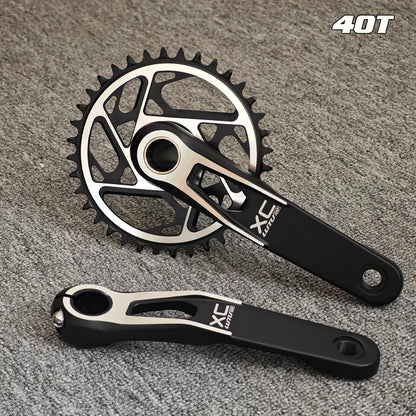 GOLDIX MTB Crankset 170/175mm SL 3 Bolt Direct Mount Crank 0mm Offset 34T 36T 38T 40T Chainring for XC AM