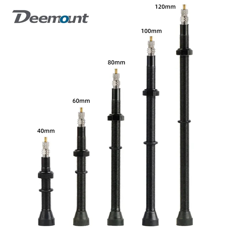 Bicycle No Tube Presta/FV Valve Brass/Alloy Stem Detachable Brass Core 40-120mm Road Bike Tubeless  Core Tool
