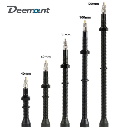Bicycle No Tube Presta/FV Valve Brass/Alloy Stem Detachable