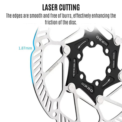 IIIPRO Bike Rotor Centerlock MTB Hydraulic Brake Disc Stainless Steel Durable Mountain Road Bike Brake Disk Rotors Cycling Part