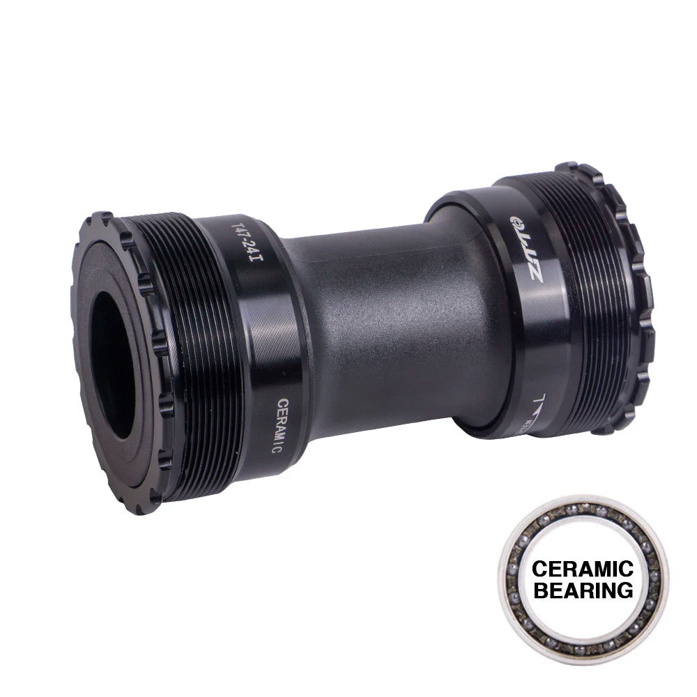 ZTTO Ceramic Bearing T47 BB Thread Bottom Bracket 24mm 29mm 30mm Crankset DUB T47BB 68 73 79mm Shell Spline Axis MTB Road Bike
