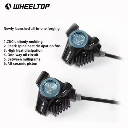 WHEELTOP EDS TX Wireless Electronic Groupset Road Bike Carbon Compatible with Rim Disc Brake Shifters Front Rear Derailleur