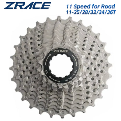 ZRACE Bicycle Cassette 11 Speed Road / MTB Bike Freewheel 11-25T / 28T / 32T / 34T / 36T, Compatible with Ultegra 105