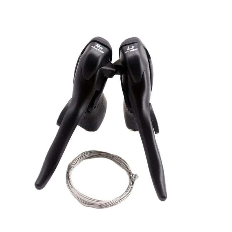Micronew Road Bike Shifters 2x7 2x8 2x9 2x10 2x11 Speed Brake Shifter Bicycle Derailleurs For Shimano Road Dual Control Levers