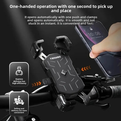 TOSUOD Bike Phone Mount 360° Rotatable Phone Holder For Mountain Bike Moto Motorcycle Stand Bracket Non-slip Cycling
