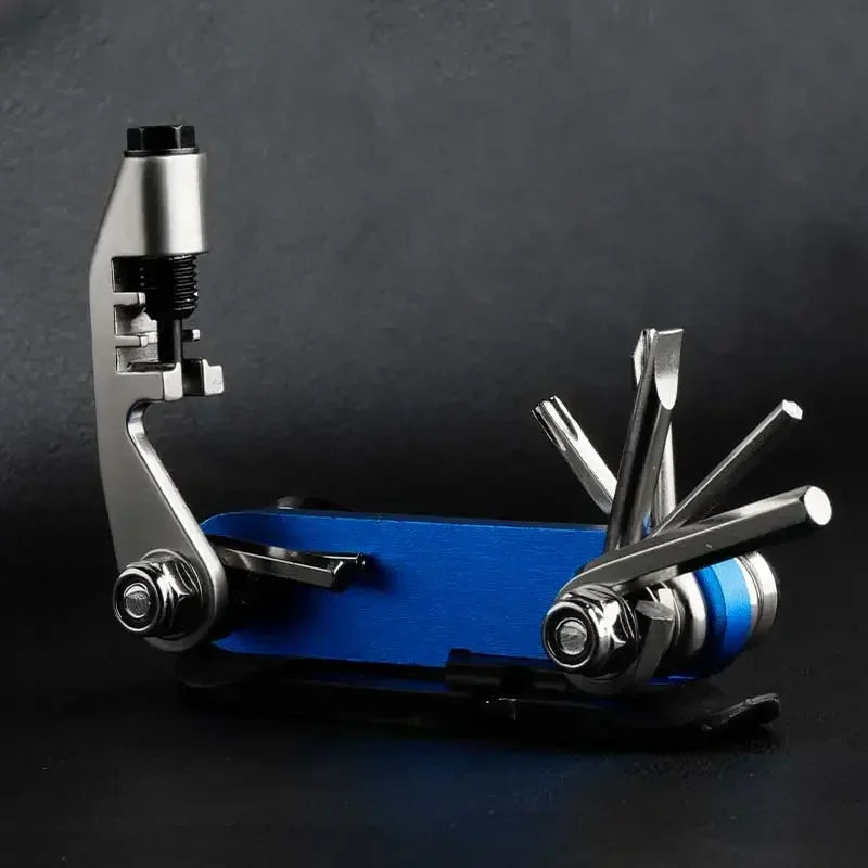 Bicycle Repair Tool Kit Multifunctional 14 in 1 Alloy Steel
