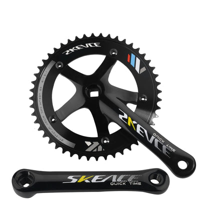 SKEACE 48T Bicycle Crankset Fixed Gear Chain Wheel BCD 144mm Spindle 110mm Racing Bike Crank Single Speed Chainring BMX Part