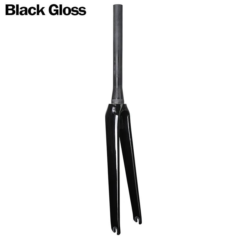 BXT Full Carbon Road Bike Fork,700C V Brake Fork, QR 100x9mm, Tapered Tube 39.8mm, fit BXT-045 Track frame